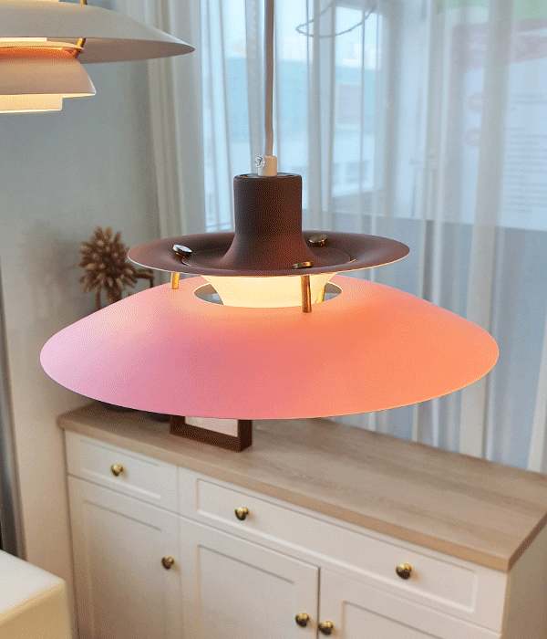 테라 1등 (소형/대형, 6가지 컬러) 주방식탁등 LED식탁등