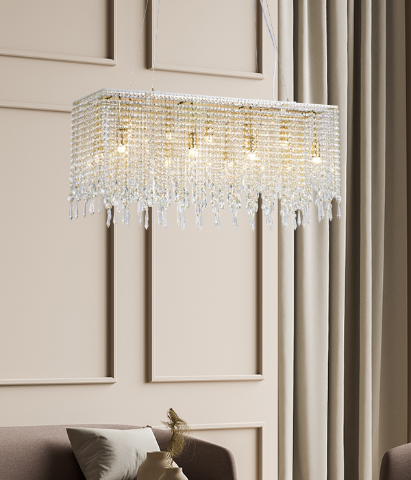 오블리크 13등 크리스탈식탁등 식탁전등