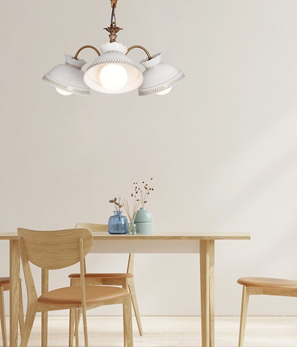 티아라 3등 도자기 가지형 직부등 펜던트전등 식탁등 방등